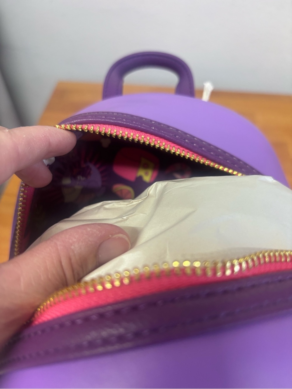 1. Disney Parks Loungefly Backpack - Figment - Picture 6 of 6